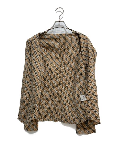 BURBERRY LONDON（バーバリーロンドン）BURBERRY LONDON (バーバリーロンドン) ノバァチェックシャツ ベージュ サイズ:40の古着・服飾アイテム
