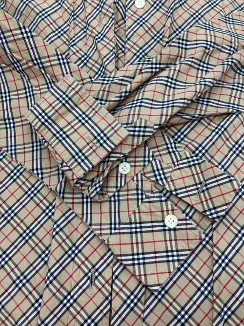 BURBERRY LONDON（バーバリーロンドン）BURBERRY LONDON (バーバリーロンドン) ノバァチェックシャツ ベージュ サイズ:40の古着・服飾アイテム