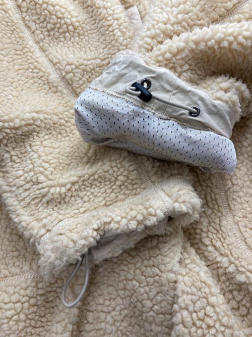 WILD THINGS（ワイルドシングス）WILD THINGS (ワイルドシングス) FLUFFY BOA RIB COLLAR COAT ベージュ サイズ:Sの古着・服飾アイテム