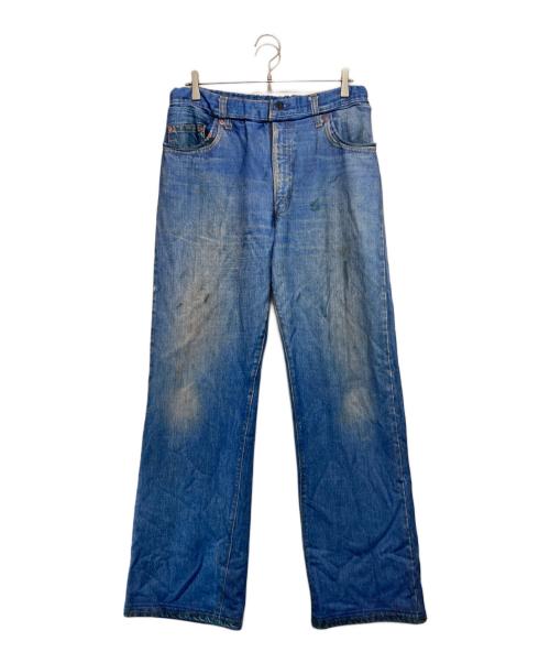 TALKING ABOUT THE ABSTRACTION（トーキング アバウト ジ アブストラクション）TALKING ABOUT THE ABSTRACTION (トーキング アバウト ジ アブストラクション) デニム転写スウェットパンツ ブルー サイズ:4の古着・服飾アイテム