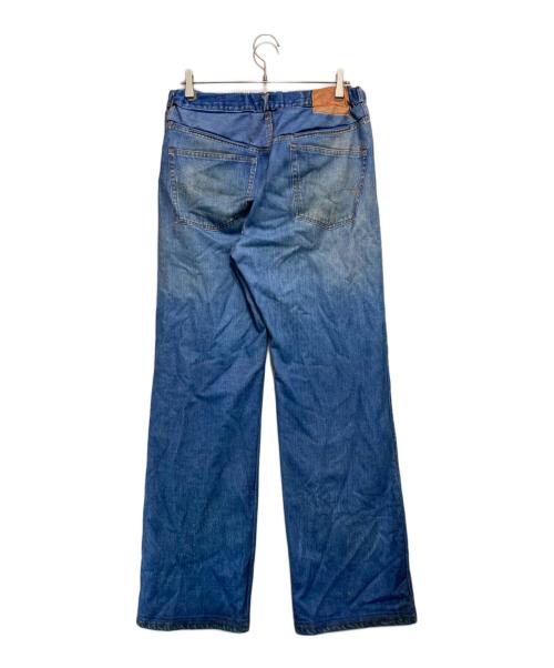 TALKING ABOUT THE ABSTRACTION（トーキング アバウト ジ アブストラクション）TALKING ABOUT THE ABSTRACTION (トーキング アバウト ジ アブストラクション) デニム転写スウェットパンツ ブルー サイズ:4の古着・服飾アイテム