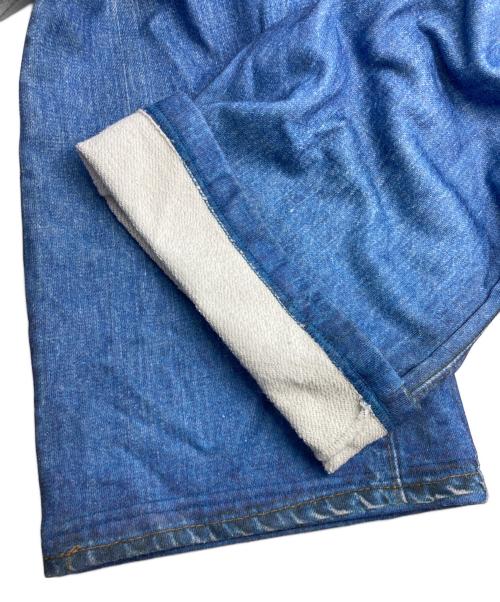 TALKING ABOUT THE ABSTRACTION（トーキング アバウト ジ アブストラクション）TALKING ABOUT THE ABSTRACTION (トーキング アバウト ジ アブストラクション) デニム転写スウェットパンツ ブルー サイズ:4の古着・服飾アイテム