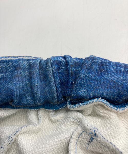 TALKING ABOUT THE ABSTRACTION（トーキング アバウト ジ アブストラクション）TALKING ABOUT THE ABSTRACTION (トーキング アバウト ジ アブストラクション) デニム転写スウェットパンツ ブルー サイズ:4の古着・服飾アイテム