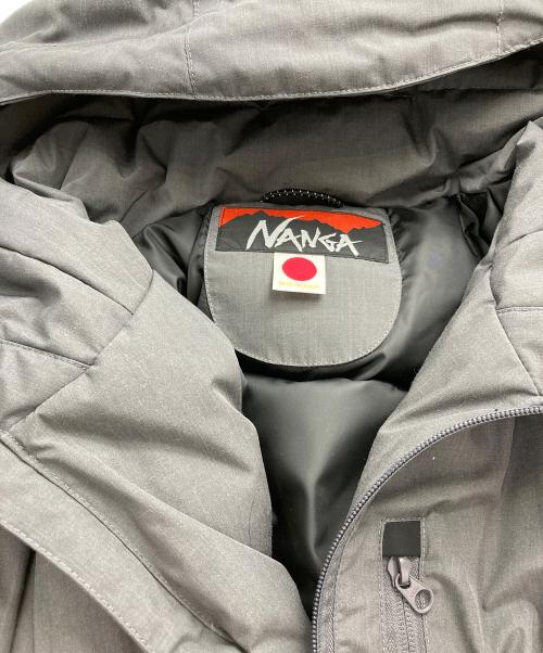 NANGA（ナンガ）NANGA (ナンガ) Orange (オレンジ) 別注焚火ダウンジャケット グレー サイズ:XXLの古着・服飾アイテム