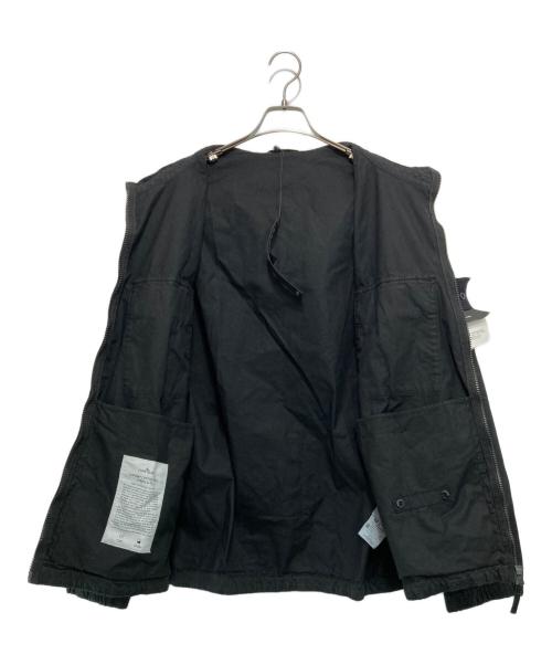 STONE ISLAND（ストーンアイランド）STONE ISLAND (ストーンアイランド) ワッペンフーデッドジャケット ブラック サイズ:XLの古着・服飾アイテム