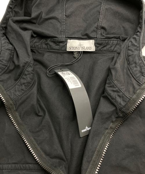 STONE ISLAND（ストーンアイランド）STONE ISLAND (ストーンアイランド) ワッペンフーデッドジャケット ブラック サイズ:XLの古着・服飾アイテム