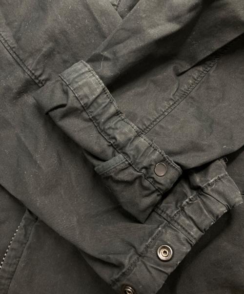 STONE ISLAND（ストーンアイランド）STONE ISLAND (ストーンアイランド) ワッペンフーデッドジャケット ブラック サイズ:XLの古着・服飾アイテム