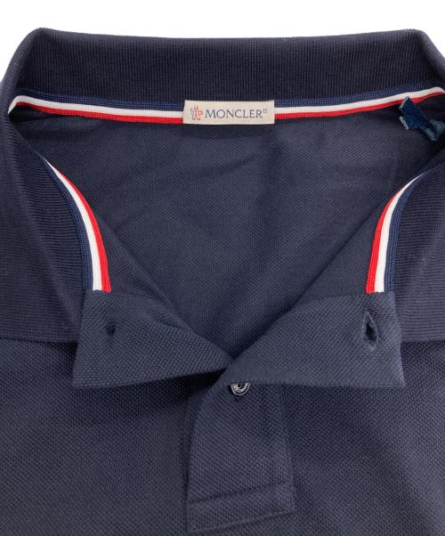 MONCLER（モンクレール）MONCLER (モンクレール) マグリアワッペン ポロシャツ ネイビー サイズ:XLの古着・服飾アイテム