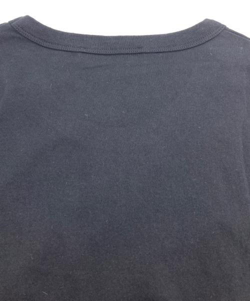 maison kitsune（メゾンキツネ）maison kitsune (メゾンキツネ) フォックスパッチポケットTシャツ ブラック サイズ:XXL 未使用品の古着・服飾アイテム