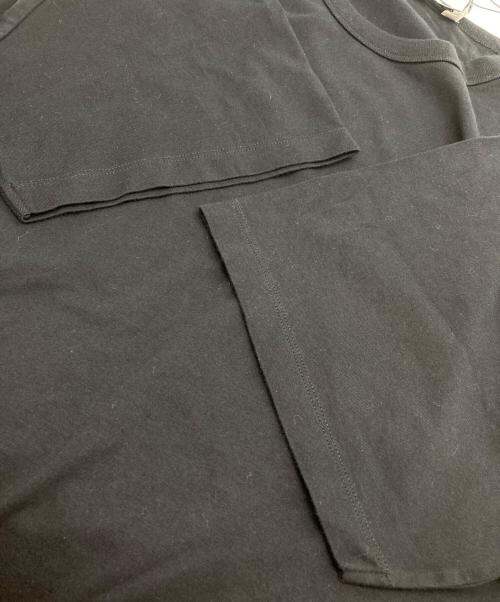 maison kitsune（メゾンキツネ）maison kitsune (メゾンキツネ) フォックスパッチポケットTシャツ ブラック サイズ:XXL 未使用品の古着・服飾アイテム