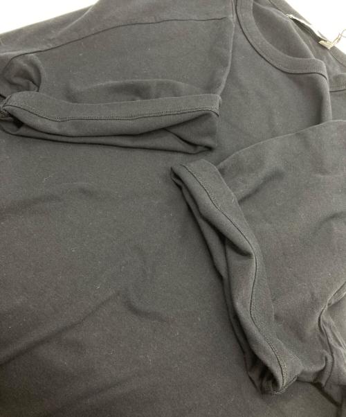 maison kitsune（メゾンキツネ）maison kitsune (メゾンキツネ) フォックスパッチポケットTシャツ ブラック サイズ:XXL 未使用品の古着・服飾アイテム