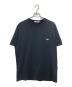 maison kitsune（メゾンキツネ）の古着「フォックスパッチポケットTシャツ」｜ブラック