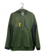 PUMAプーマ）の古着「STRENGTH TRAIN ニットジャケット」｜オリーブ