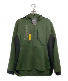 PUMA（プーマ）の古着「STRENGTH TRAIN ニットジャケット」｜オリーブ