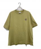 maison kitsuneメゾンキツネ）の古着「フォックスヘッド オーバーサイズTシャツ」｜ベージュ