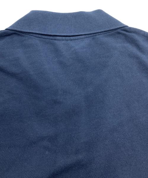 maison kitsune（メゾンキツネ）maison kitsune (メゾンキツネ) フォックスパッチポロシャツ ネイビー サイズ:XLの古着・服飾アイテム