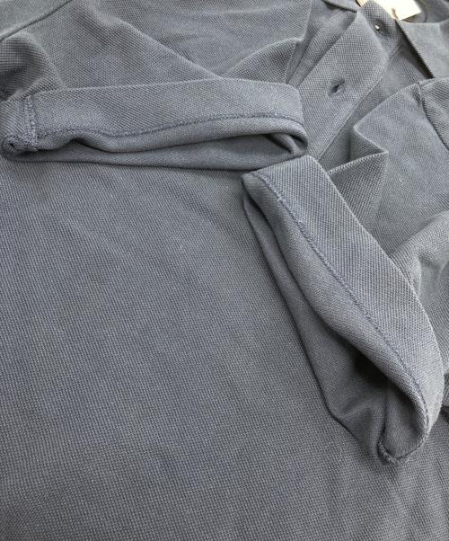 maison kitsune（メゾンキツネ）maison kitsune (メゾンキツネ) フォックスパッチポロシャツ ネイビー サイズ:XLの古着・服飾アイテム