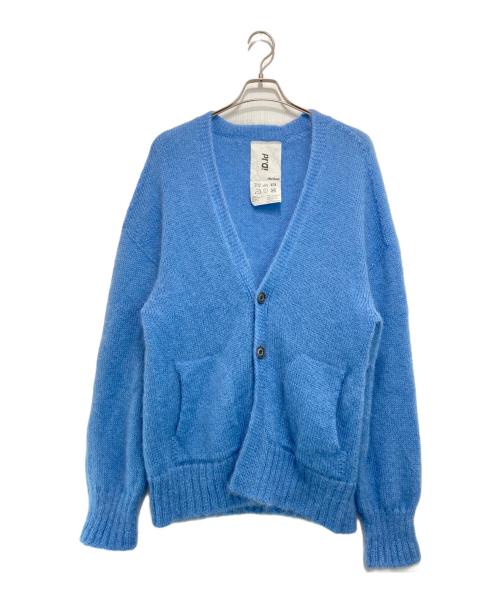 ID.Id（アイディー）ID.Id (アイディー) KID MOHAIR モヘアカーディガン スカイブルー サイズ:Mの古着・服飾アイテム