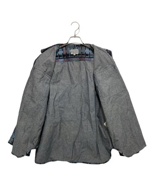 C.E（シーイー）C.E (シーイー) CHECK PRINT DENIM SHIRT インディゴ サイズ:Mの古着・服飾アイテム