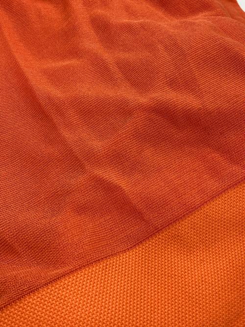 CFCL（シーエフシーエル）CFCL (シーエフシーエル) GATHERED CUPRO DRESS ギャザーキュプラドレス オレンジ サイズ:1の古着・服飾アイテム