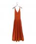 CFCL (シーエフシーエル) GATHERED CUPRO DRESS ギャザーキュプラドレス オレンジ サイズ:1：16000円