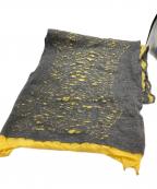 BERNHARD WILLHELMベルンハルト ウィルヘルム）の古着「ダメージマフラー」｜グレー