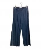 SOLエスオーエル）の古着「ワイドパンツ」｜インディゴ