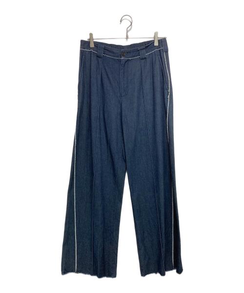 SOL（エスオーエル）SOL (エスオーエル) ワイドパンツ インディゴ サイズ:不明の古着・服飾アイテム