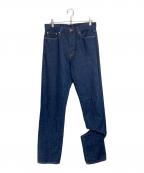 kudosクードス）の古着「20SS Center Pressed Denim Pant 」｜インディゴ