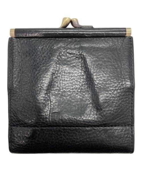 IL BISONTE（イル ビゾンテ）IL BISONTE (イル ビゾンテ) がま口財布 ブラックの古着・服飾アイテム