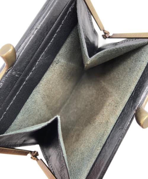 IL BISONTE（イル ビゾンテ）IL BISONTE (イル ビゾンテ) がま口財布 ブラックの古着・服飾アイテム