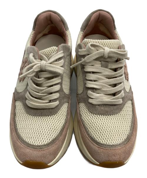 TORY BURCH（トリーバーチ）TORY BURCH (トリーバーチ) TRAINER キックトレーナー ローカットスニーカー ベージュ サイズ:6 1/2の古着・服飾アイテム