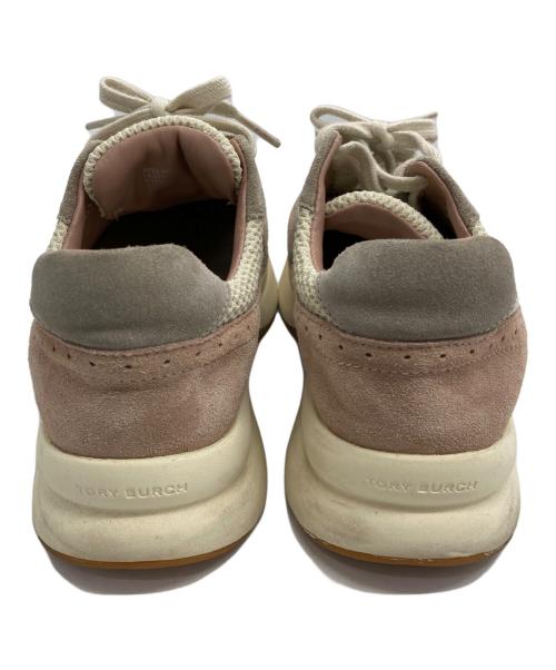 TORY BURCH（トリーバーチ）TORY BURCH (トリーバーチ) TRAINER キックトレーナー ローカットスニーカー ベージュ サイズ:6 1/2の古着・服飾アイテム