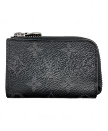 LOUIS VUITTON（ルイ ヴィトン）の古着「モノグラムエクリプス ポルトモネ・ジュール/コインケース」｜ブラック