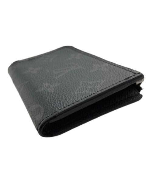 LOUIS VUITTON（ルイ ヴィトン）LOUIS VUITTON (ルイ ヴィトン) モノグラムエクリプス ポルトモネ・ジュール/コインケース ブラックの古着・服飾アイテム