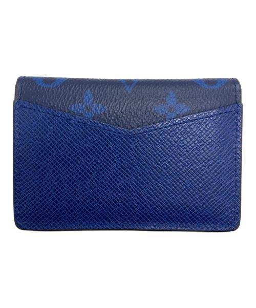 LOUIS VUITTON（ルイ ヴィトン）LOUIS VUITTON (ルイ ヴィトン) タイガラマ カードケース オーガナイザー・ドゥ ポッシュ ブルーの古着・服飾アイテム
