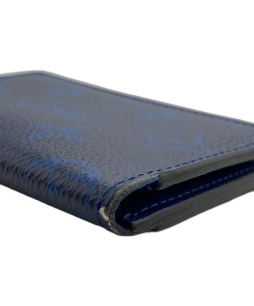 LOUIS VUITTON（ルイ ヴィトン）LOUIS VUITTON (ルイ ヴィトン) タイガラマ カードケース オーガナイザー・ドゥ ポッシュ ブルーの古着・服飾アイテム