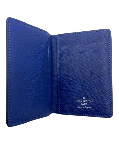 LOUIS VUITTON（ルイ ヴィトン）LOUIS VUITTON (ルイ ヴィトン) タイガラマ カードケース オーガナイザー・ドゥ ポッシュ ブルーの古着・服飾アイテム