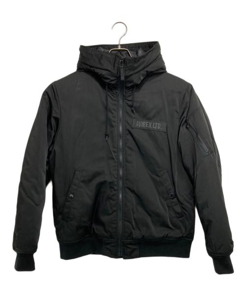 AVIREX（アヴィレックス）AVIREX (アヴィレックス) 中綿ミリタリージャケット ブラック サイズ:Mの古着・服飾アイテム
