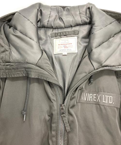 AVIREX（アヴィレックス）AVIREX (アヴィレックス) 中綿ミリタリージャケット ブラック サイズ:Mの古着・服飾アイテム