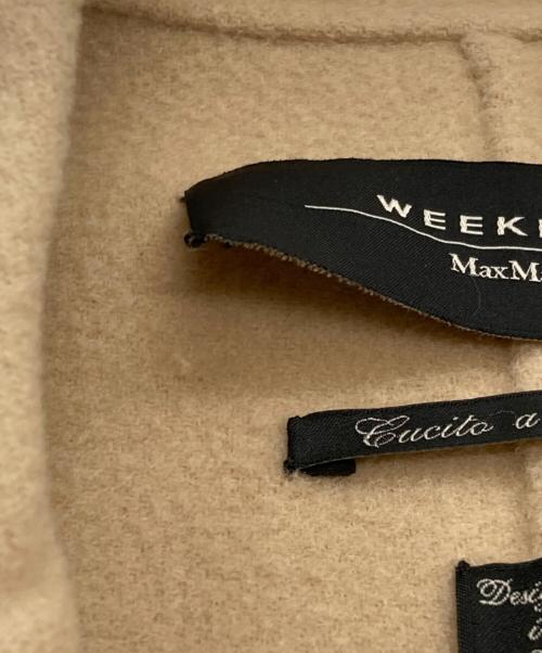Max Mara WEEK END LINE（マックスマーラ ウイークエンドライン）MAX MARA WEEK END LINE (マックスマーラ ウイークエンドライン) ヴァージンウール ベルテッド ガウンコート ベージュ サイズ:40の古着・服飾アイテム