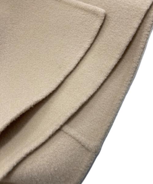 Max Mara WEEK END LINE（マックスマーラ ウイークエンドライン）MAX MARA WEEK END LINE (マックスマーラ ウイークエンドライン) ヴァージンウール ベルテッド ガウンコート ベージュ サイズ:40の古着・服飾アイテム