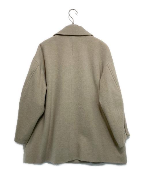 Leilian（レリアン）Leilian (レリアン) ウールメルトンダブルジャケット ベージュ サイズ:9の古着・服飾アイテム