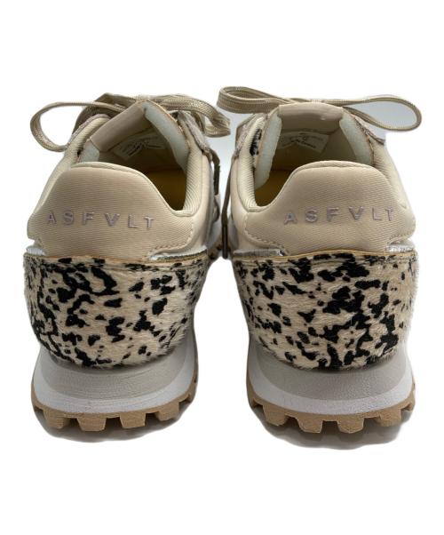 ASFVLT（アスファルト）ASFVLT (アスファルト) gate grey tan silverpony hair ベージュ サイズ:40の古着・服飾アイテム