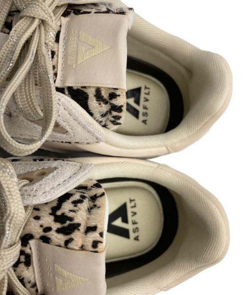 ASFVLT（アスファルト）ASFVLT (アスファルト) gate grey tan silverpony hair ベージュ サイズ:40の古着・服飾アイテム