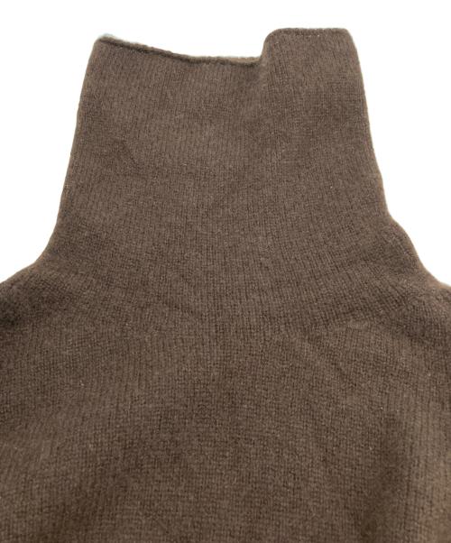 VERMEIL par iena（ヴェルメイユ パー イエナ）VERMEIL par iena (ヴェルメイユ パー イエナ) カシミヤハイネックニット ブラウン サイズ:-の古着・服飾アイテム