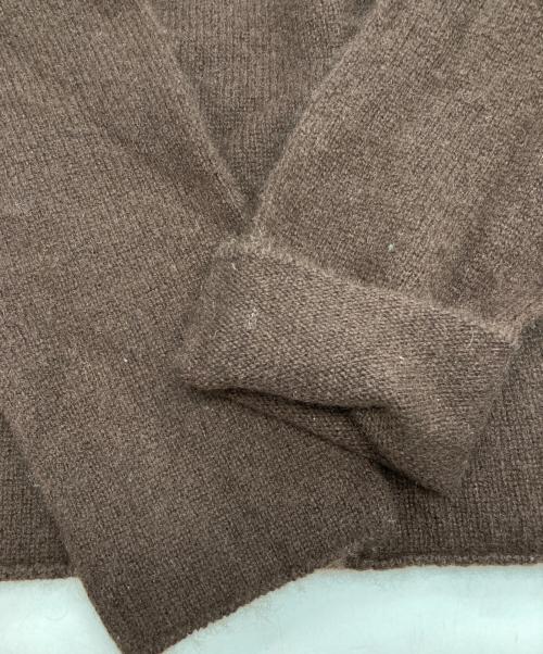 VERMEIL par iena（ヴェルメイユ パー イエナ）VERMEIL par iena (ヴェルメイユ パー イエナ) カシミヤハイネックニット ブラウン サイズ:-の古着・服飾アイテム