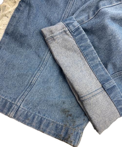 adidas（アディダス）adidas (アディダス) KSENIA SCHNAIDER (クセニア シュナイダー) デニム フレイドジーンズ インディゴ サイズ:Lの古着・服飾アイテム