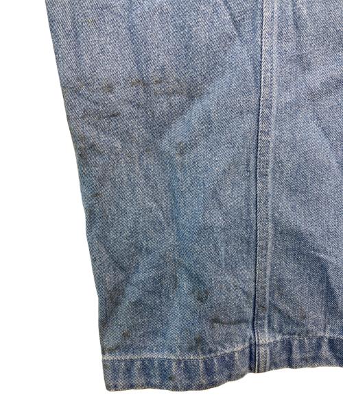 adidas（アディダス）adidas (アディダス) KSENIA SCHNAIDER (クセニア シュナイダー) デニム フレイドジーンズ インディゴ サイズ:Lの古着・服飾アイテム