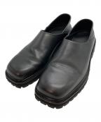 ZARAザラ）の古着「スクエアトゥスリッポン」｜ブラック